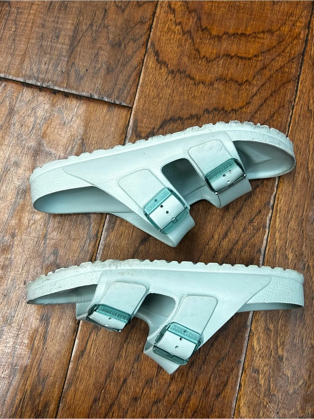 Birkenstock Arizona EVA Slide Sandal in Surf Green